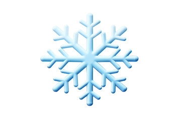 snowflake emoji on white background isolated PNG