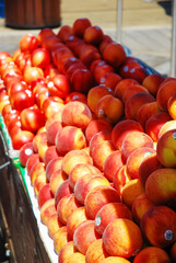 apples on a market