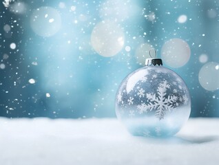 Fototapeta na wymiar Beautiful baubles on Christmas background