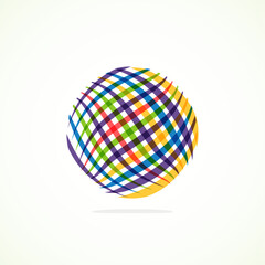 Abstract circle logo - minimalist emblem, timeless and universal shape of circle. Unique logo represent range of brands and concepts, encapsulating simplicity and creativity in single, iconic image