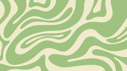 Green wave pattern background. Vector illustration background