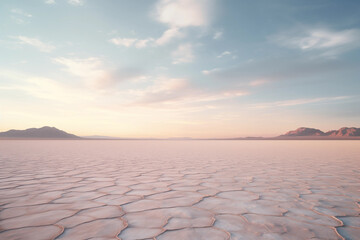Fototapeta premium Desert Salt Flats