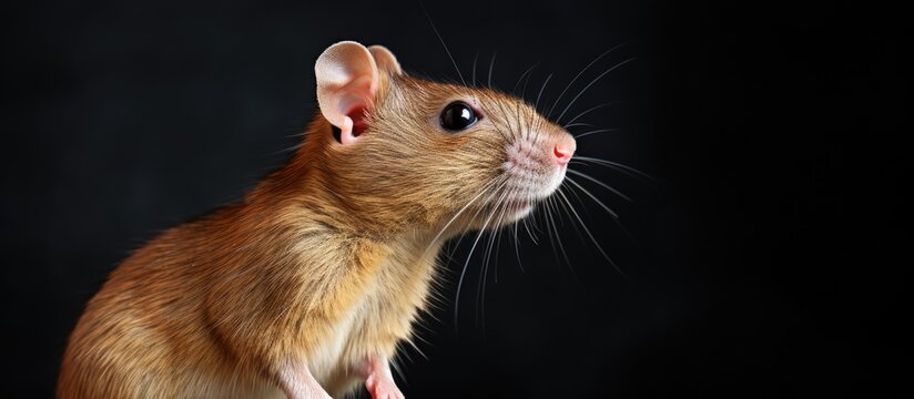 Observant brown rodent