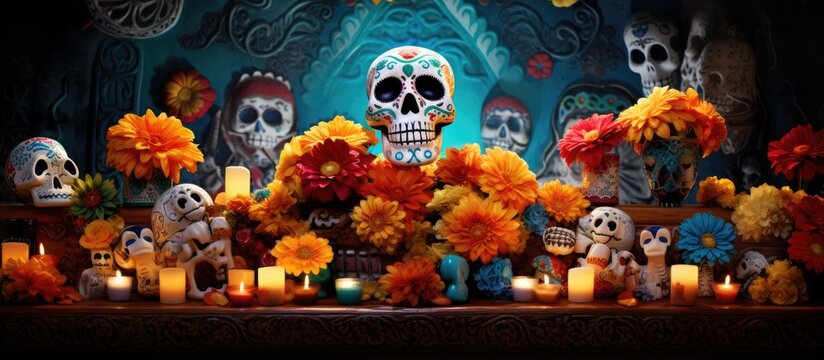Mexican tradition of Janitzio's Day of the Dead includes cemetery decor.