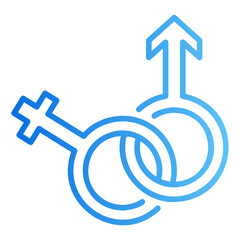 gender gradient icon