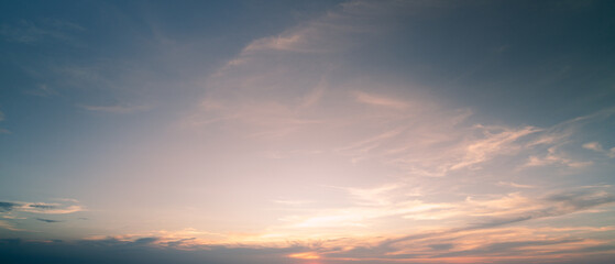 sunset at the beach nature background.