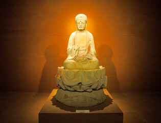 Many buddha sculptor carvings at Dazu carving hill,Chongqing,China