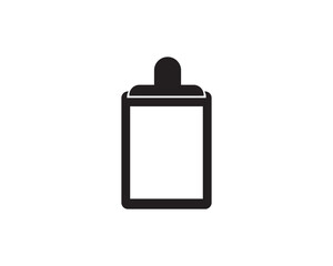 Clipboard icon vector symbol design illustration