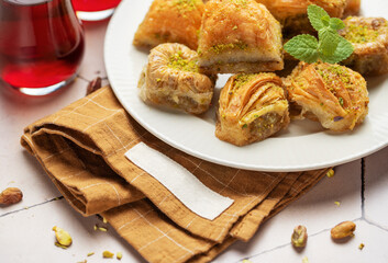 Turkish traditional baklava