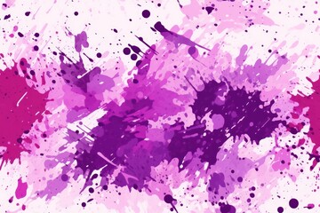  a pink and purple paint splattered wallpaper with lots of paint splattered all over the wall.