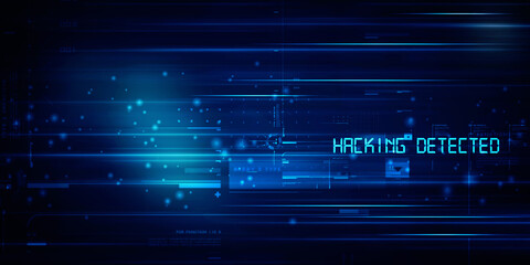 2d illustration cyber crime and internet privacy hacking.Network security,cyber attack,computer virus,ransomware and malware concept - obrazy, fototapety, plakaty