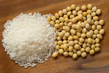 米と大豆