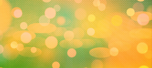 Yellow widescreen  bokeh background for seasonal, holidays,  celebrations and various design works