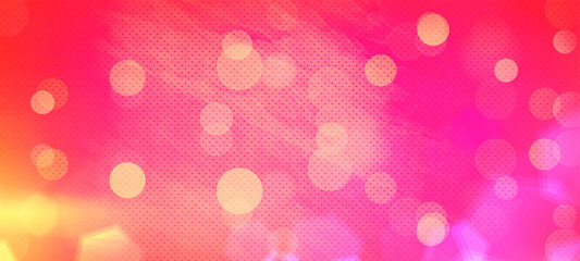 Pink widescreen  bokeh background for seasonal, holidays,  celebrations and various design works