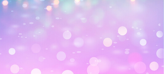Obraz premium Pink widescreen bokeh background for seasonal, holidays, celebrations and various design works