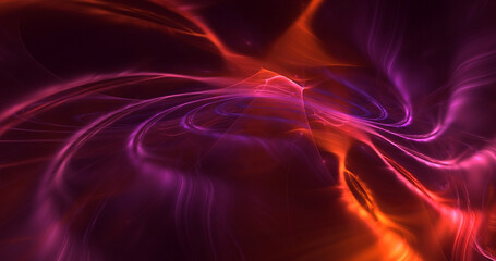 3D manual rendering abstract technology fractal background
