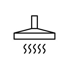 extractor hood line icon