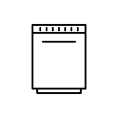 dishwasher line icon