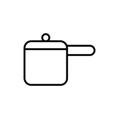 Obraz premium pot line icon