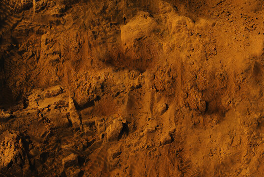 Abstracto fondo de una superficie con diferentes tonos de ocre