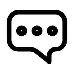 Chat Line UI Icon