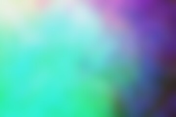 Abstract blurred background image of blue, green, pink colors gradient used as an illustration. Designing posters or advertisements.