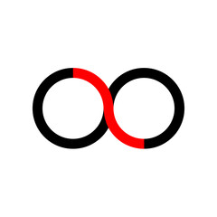 Infinity Icon for Graphic Design 