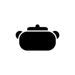 saucepan glyph icon