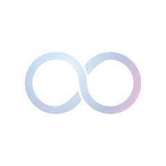 Infinity Icon for Graphic Design 