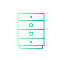 cabinet gradient icon