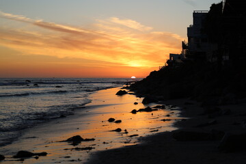 The days end in Malibu