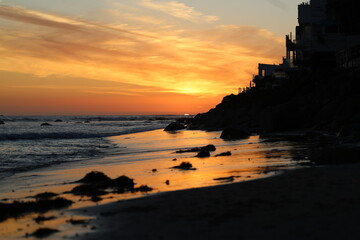 Sliver of the Sun in Malibu