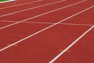 Background scene running field in the stadium.