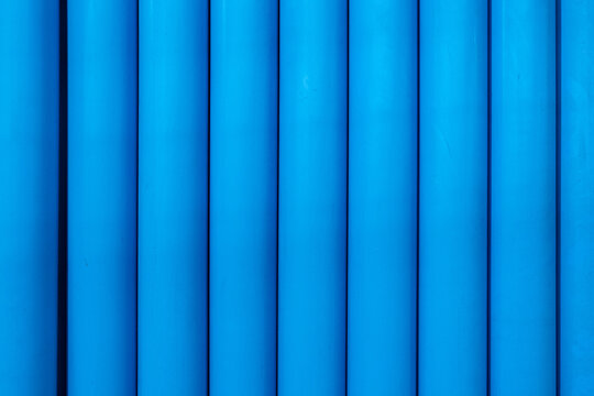 Tubes pvc pipes stacked in the warehouse.