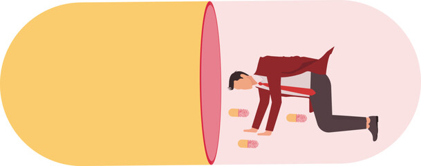 Drug Side Effects Businessman, Addict, Addiction, Alternative Medicine, Antibiotic, Body Care, Business