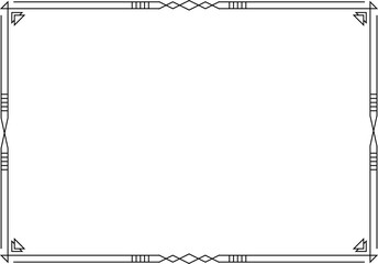 A3サイズのラインフレーム