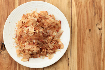 Katsuobushi, Japanese Preserved Food Made from Skipjack Tuna.
