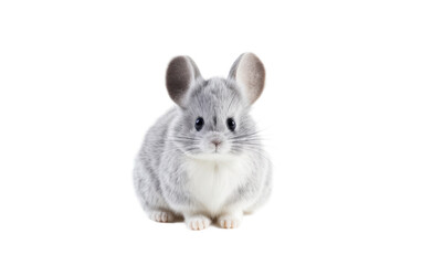 Soft Fur Sidekick Individual Toy A Chinchilla Edition isolated on transparent background