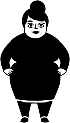 Female Overweight Art