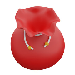 3D Santa Claus Bag