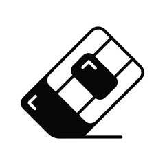 Creatively designed modern icon of eraser, vector in trendy editable style