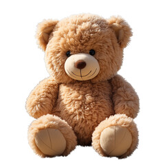 Obraz premium A teddy bear sitting with a happy smile