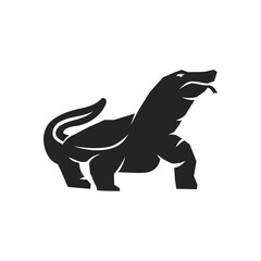 Komodo Logo template Isolated. Brand Identity. Icon Abstract Vector graphic