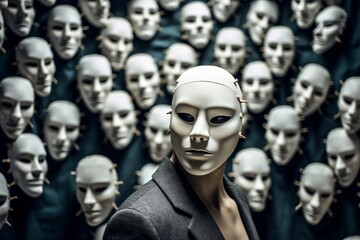Mask Among Many Identity Concept