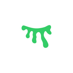 set of splash water slime elements graphic