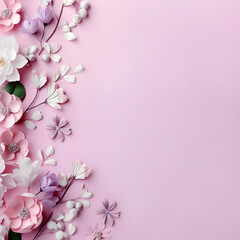 pink cherry blossom background. 