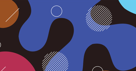 Abstract dynamic texture liquid wave colorful background design