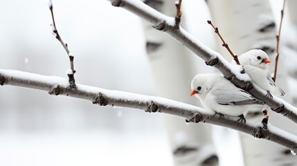 Obraz premium Young Birch Black White Bark Spring, HD, Background Wallpaper, Desktop Wallpaper