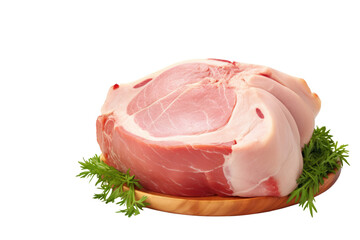 Pork, meat ingredients, isolated on transparent background PNG file.