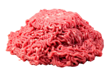 Pork chops, raw pork, isolated on a transparent background PNG file.